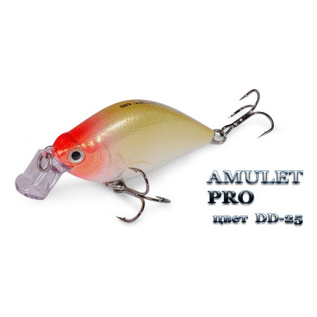 AMULET PRO DD-25 Воблер Silver Stream AMULET PRO DD-25