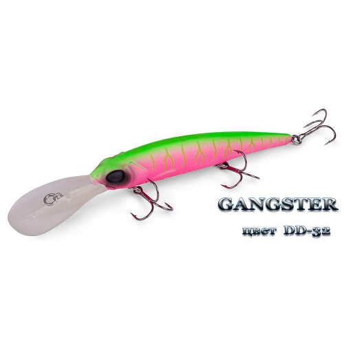 Воблер GANGSTER DD-32 Воблер Silver Stream Gangster DD-32