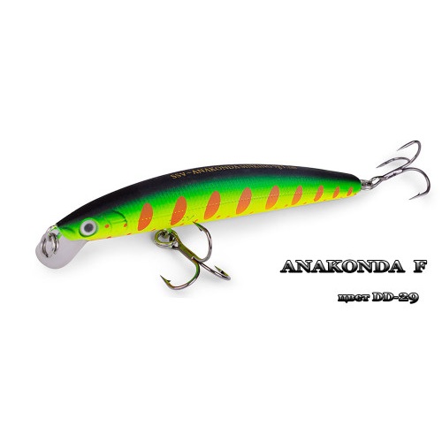 Воблер Silver Stream Anakonda F DD-29 Воблер Silver Stream Anakonda F DD-29