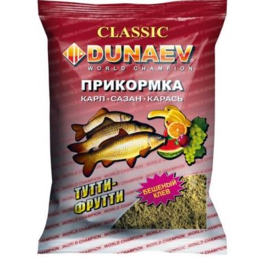 Прикормка Dunaev КАРП САЗАН КАРАСЬ ТУТТИ-ФРУТТИ 0.9кг