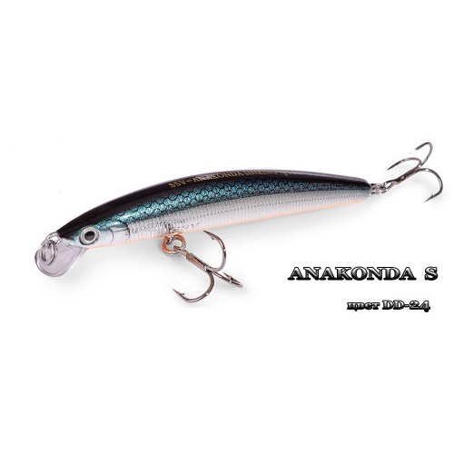 Воблер Silver Stream Anakonda S DD-24 Воблер Silver Stream Anakonda S DD-24