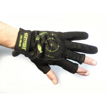 Перчатки HITFISH Glove-02 (цв.зеленый,р-р XL)