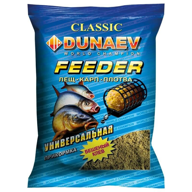 Прикормка Dunaev ФИДЕР УНИВЕРСАЛЬНАЯ 0.9 кг.