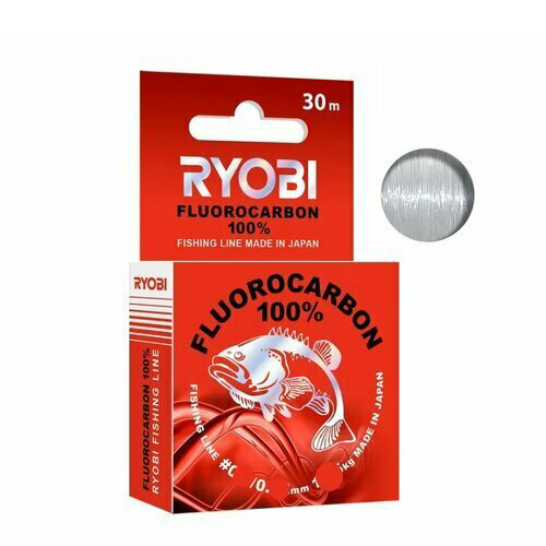 Леска Ryobi флюорокарбон Леска Ryobi флюорокарбон 0.12мм 30м