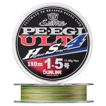Плетеный Шнур Sunline PE EGI ULT HS4 180m 1