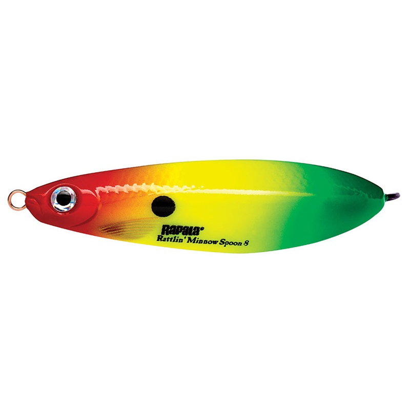 Блесна Rapala Rattlin Minnow Spoon RYGR Блесна Rapala Rattlin Minnow Spoon RMSR08 /RYGR