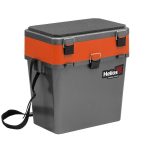 Ящик-М зимний Helios Серый-оранжевый