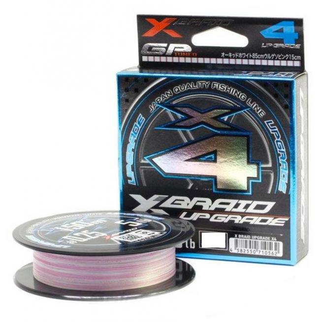 Плетеный Шнур YGK X-BRAID UPGRADE X4 150м Color Mix 0.8