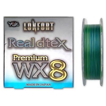 Плетеный Шнур YGK LONFORT Real Dtex Premium WX8 150m (0.4/12lb)