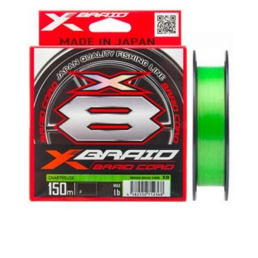 Плетеный Шнур YGK X-BRAID CORD X8 150 м Chartreuse 1.0