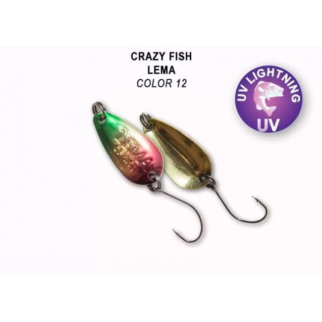 Блесна Crazy Fish LEMA 1.6 гр. #12