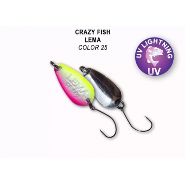 Блесна Crazy Fish LEMA 1.6 гр. #25