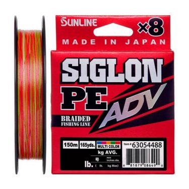 Плетеный Шнур Sunline NEW SIGLON PE X8 ADV 150 м 1,0 (Multicolor)