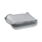 Кресло пластиковое серое 10100G-MR