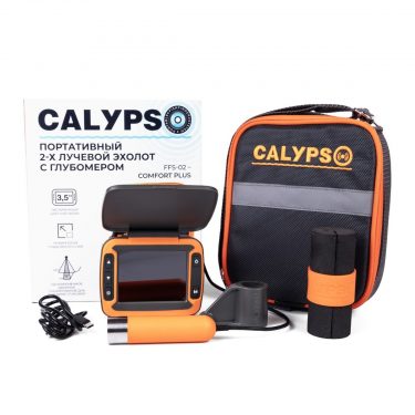 Эхолот портат. 2-х лучевой с глубомером TM CALYPSO FFS-02 COMFORT PLUS