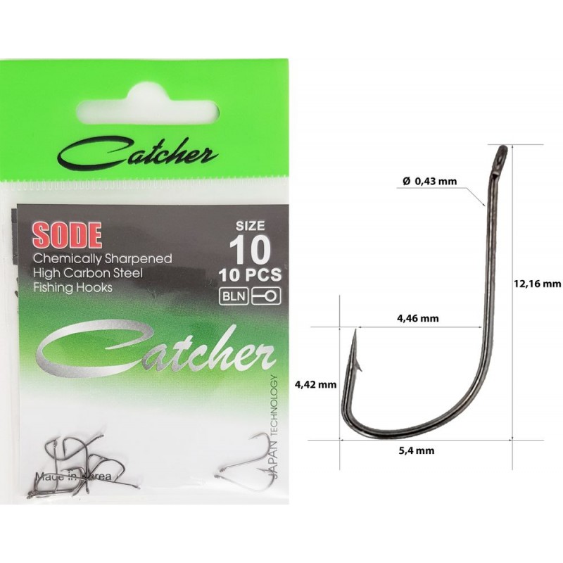 Крючки Catcher Sode #10 Крючки Catcher Sode #10