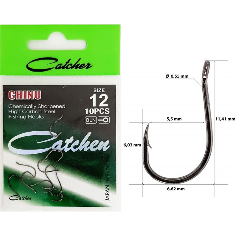 Крючок Catcher Chinu #12 Крючки Catcher Chinu #12