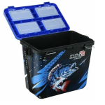 Ящик зимний Helios Perch Односекционный 19л Синий