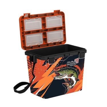 Ящик зимний Helios Pike Односекционный 19л Оранжевый