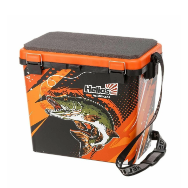 Ящик зимний Helios Pike Односекционный 19л Оранжевый