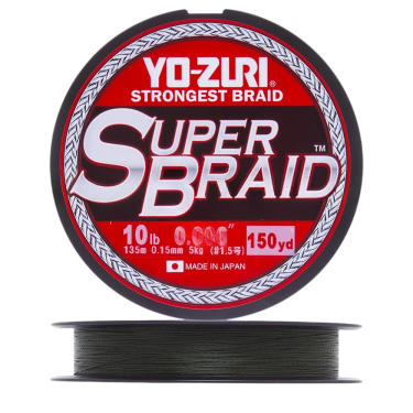 Плетеный Шнур Yo-Zuri PE Superbraid 135м 0.13мм