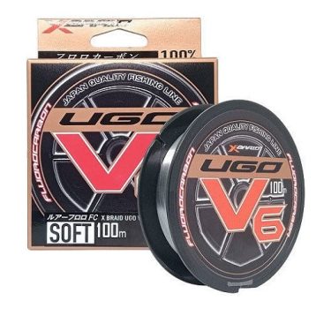 Леска YGK X-Braid UGO V6 Soft FC 0.235 мм (2.0) 100 м
