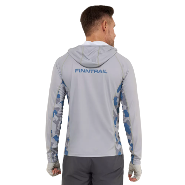 Лонгслив Finntrail Wave Big Fish 6609 Grey M