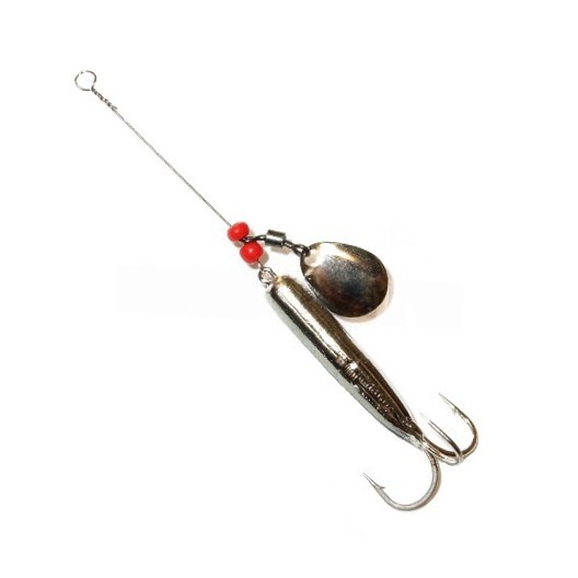 Мормышка МастИв Черт 4 Серебро-л Мормышка МастИв Черт 4 Серебро-лепесток 3гр