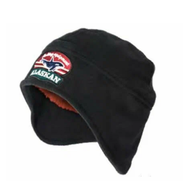 Шапка Alaskan флисовая с мехом Черная