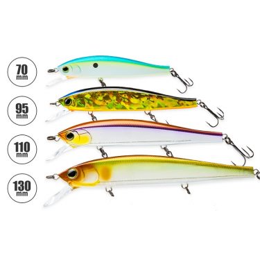 Воблер Duel Hardcore Minnow Flat 95SP R1360-GSPS